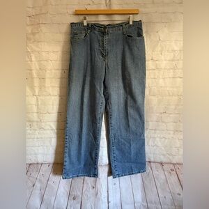 Bill Blass Vintage Cropped Jeans Womens Size 10 Casual Straight Leg Denim